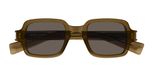 Saint Laurent SL 720 Lunettes de Soleil Unisexe Marron Rectangulaires Marron 48mm