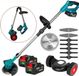 Merkloos / Sans marque Mercadome® Elektrische Grasmaaier Draadloos 2x18V