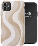 Selencia Hoesje - Geschikt voor Apple iPhone 11 - Backcover - Desert Waves Beige