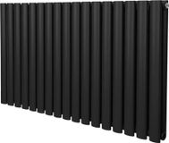 Radiateur colonne ovale - noir - 600mm x 1020mm - 4562 btu