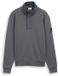 Tom Tailor Troyer-sweatshirt met badge - Maat M - Darkest Olive