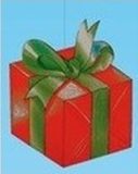 Merkloos / Sans marque Fest-Dekor Gmbh Kerstkado hangdecoratie 27 cm
