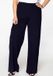 YOEK Dames Broek Flare Fit Navy