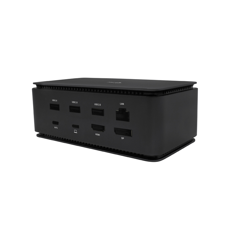 i-Tec Metal USB4 Metal Docking station Dual 4K HDMI DP with Power Delivery 80 W + i-tec Universal Charger 112 W