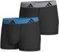 Adidas Sous-vêtements Active Flex Coton Boxershorts 2 Eenheden Grijs 2XL Man
