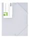 Q-CONNECT PP Map met Elastiek A4 Transparant Wit KF02315