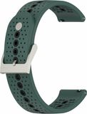By Qubix Qubix - Dot Pattern Smartwatch Bandje - Groen - 20mm