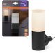 OSRAM Lunetta Backlight Flare Black, mobiele lamp, 0,20 W, 3 lm, warm wit, nachtlamp met bewegingsmelder, dag/nachtsensor, voor gebruik binnenshuis