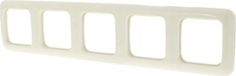 BUSCH-JAEGER Reflex Cadre de recouvrement 5 fois blanc polaire