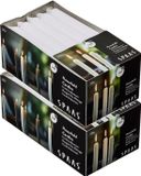 Spaas Bougies d'intérieur - 40 pièces - Blanc - 18 cm - 6 heures de combustion