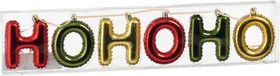 Mica Decorations guirlande de Noël hohoho 6cm multi