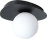 Eglo Castrovido Plafondlamp - Badkamer - G9 - 23.5 cm - Zwart/Wit