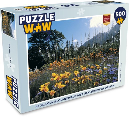 MuchoWow Puzzel Bloemen - Natuur - Kleur - Legpuzzel - Puzzel 500 stukjes