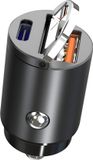 MMOBIEL USB C Auto Oplader Adapter – 45W Sigarettenaansteker USB Lader Snellader – Ultra Compacte Auto Telefoonoplader – Dubbele USB Lader Geschikt voor iPhone 16 15 14 13 Pro Max, Samsung S25/S24/S23/S22