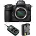 Nikon Z8 Noir + Nikon EN-EL15c batterie + Kingma chargeur de batterie
