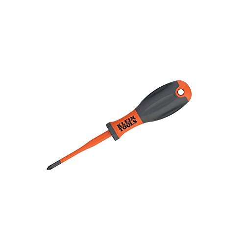 KLein Tools 80 mm VDE geïsoleerde schroevendraaier, PoziDriv® #1 32246INS