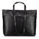JOST Leren business tas shopper met laptopvak Arva Business Shopper Black zwart