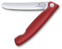 Victorinox Swiss Classic tomatenmes inklapbaar - 11cm - Rood - Glad
