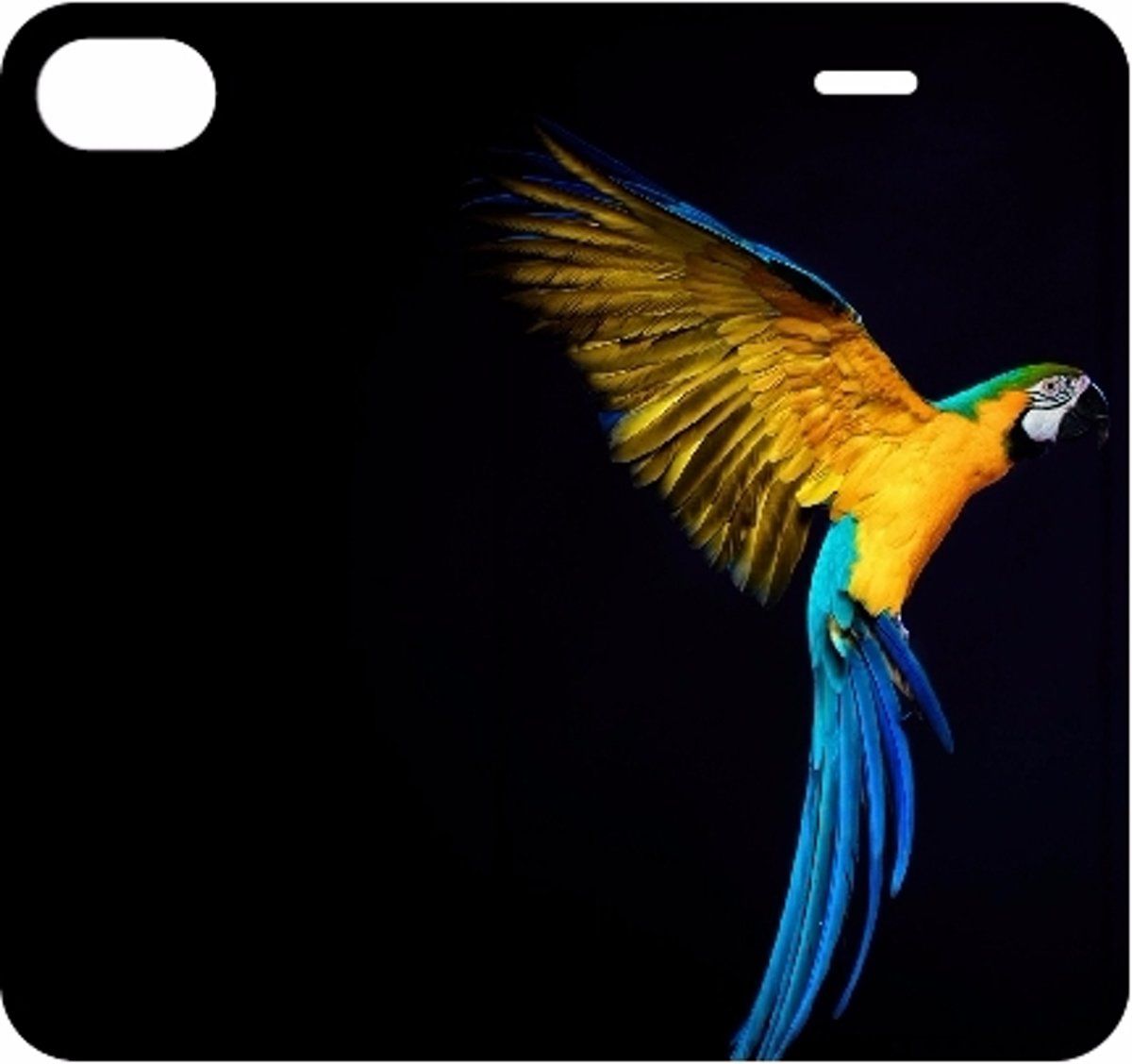 B2Ctelecom Apple iPhone 7 8 Uniek Design Hoesje Papegaai