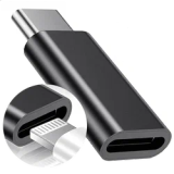 Selected by GSMpunt.nl Verloop Lightning naar USB - C Adapter Zwart