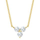 Glanzstücke München Halsketting 925 zilver met zirkonia wit 45 cm