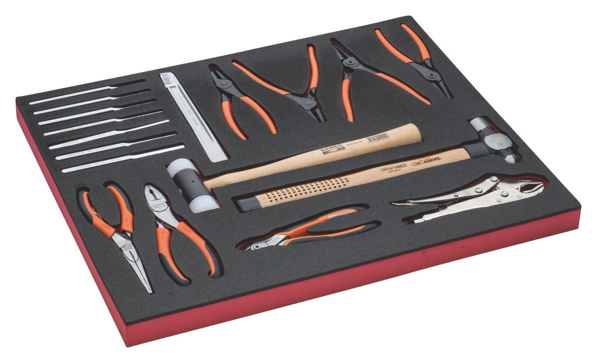 Bahco Foaminlay Fit&Go 3/3 met tangen - 18-delig - FF1A72