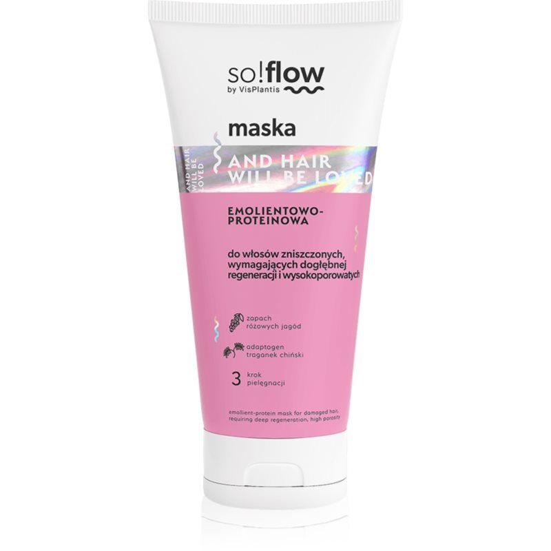 So! Flow Emollient Protein Mask for Damaged Hair Requiring Deep Re