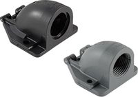 Icotek 31392.900 Kabeldoorvoering Haaks Montagegat: M40 Zwart 1 stuk(s)