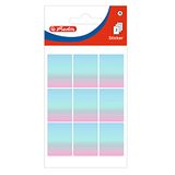 herlitz 5003444 bureaulabels pastel, afmetingen: 24 x 35 mm, 10 x 54 stuks