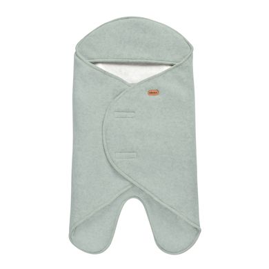 BEABA Baby Nomad Baby Blanket Double Fleece Sage Green White 0-6 Months