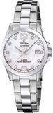 Festina F20049/7 Polshorloge Dames Zilverkleurig Staal Saffierglas 10 ATM