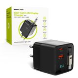 Mobile Origin MO-65WDCH-PW2 oplader voor mobiele apparatuur Universeel Zwart AC Snel opladen Binnen