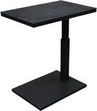 AVH-Collectie Tracy bijzettafel 60x40xH46-67 cm in hoogte verstelbaar antraciet