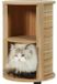 ZOLUX Boréal Kattenmeubel 3-in-1: krabpaal, ligplaats, bijzettafel - 52 cm, beige