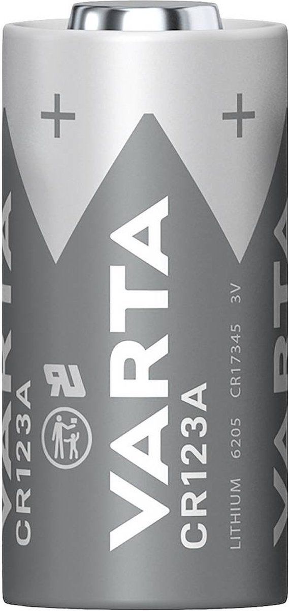 Varta Electronics CR 123 Fotobatterij - CR-123A - Lithium - 1430 mAh - 3V - 10st