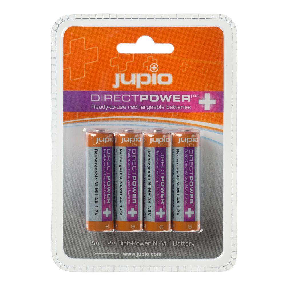 Jupio JRB-AADPP - AA oplaadbare batterijen - 2500 mAh - 4 stuks