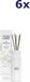 Therme Home Geurstokjes Zen White Lotus - 6 x 100 ml - Voordeelverpakking
