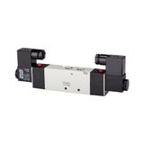 RIEGLER 116153-517.3002 5/3-wegeven elektrpn. »4V« midden geschl. G 1/8, 24VDC, 550l/min, 1 stuk