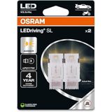 OSRAM LEDriving SL, P27/7W, Amber, Dubbele Blister (2 lampen), LED Retrofit, alleen offroad gebruik
