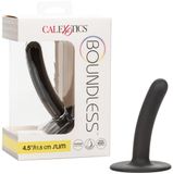 Calexotics - Boundless Slim - Dunne Strap-on Anaal Plug met Zuignap - Siliconen - 11,5 cm - Zwart