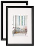 Walther Design KP045B 2-pack Trendstyle kunststof frame 30x45 cm, zwart