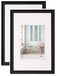 Walther Design KP045B 2-pack Trendstyle kunststof frame 30x45 cm, zwart