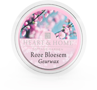 Heart & Home Geurwax - roze bloesem 1st