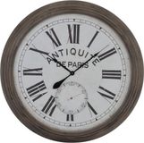 Noach outdoor Wandklok Nottingham Ø92,8 cm Taupe Glas