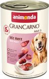 animonda GranCarno Volwassen hondenvoer natvoer voor volwassen honden, met hart, 6 x 400 g