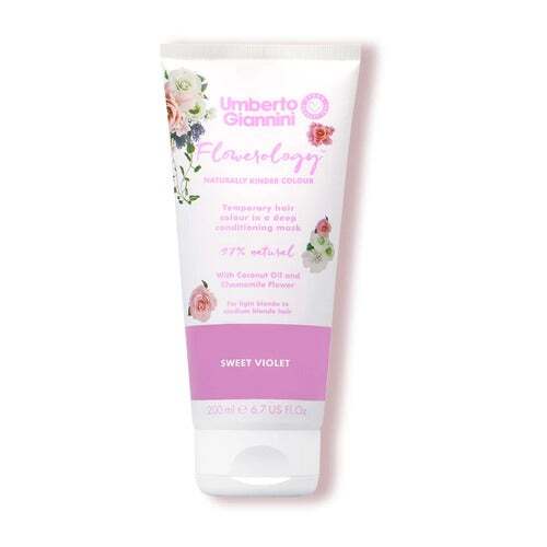 Umberto Giannini Umberto Giannini Flowerology Temporary Colour Mask 200 ml Sweet Violet