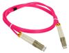 A-LAN Alantec FOC-LCLC-5MMD-1-4, InfiniBand/Glasfaserkabel, 1 Meter, LC-Stecker, Lila