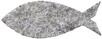 Petra's knutsel-News A-KFF3560-87 50 x vis 60 mm, vilt grijs gemêleerd