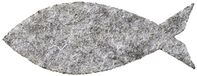 Petra's knutsel-News A-KFF3560-87 50 x vis 60 mm, vilt grijs gemêleerd