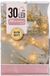 S.I.A. Kerstverlichting - op batterij - warm wit - 30 lampjes